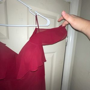 Maroon plus size dress XXL